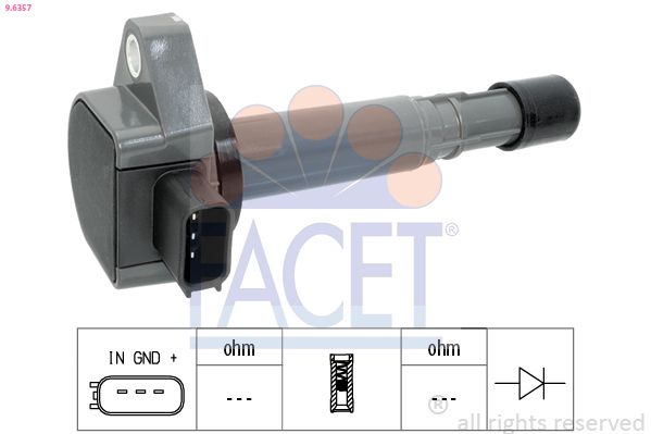 Катушка зажигания FACET 96357