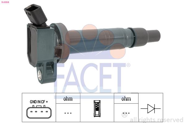 Катушка зажигания FACET 96358