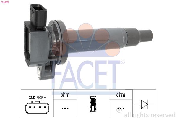 Катушка зажигания FACET 96359