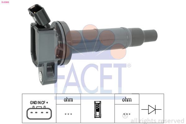 Катушка зажигания FACET 96366