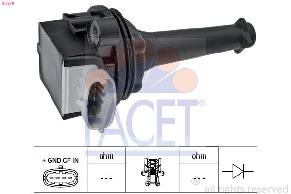 Катушка зажигания FACET 96378