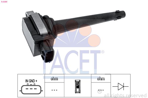 Катушка зажигания FACET 96389