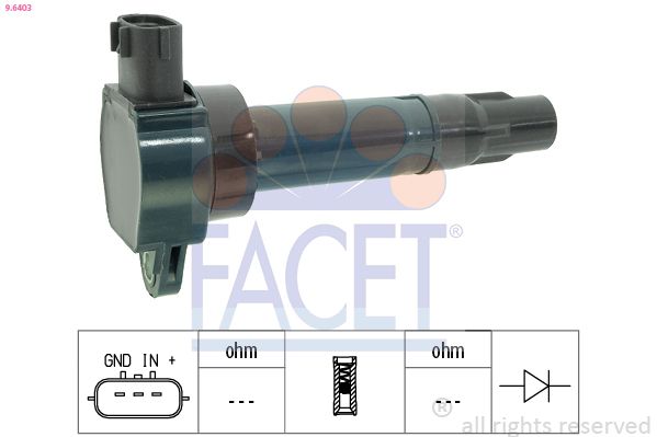 Катушка зажигания FACET 96403