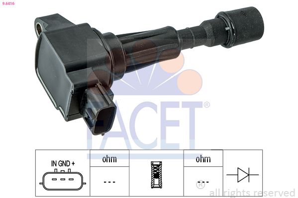Катушка зажигания FACET 96416