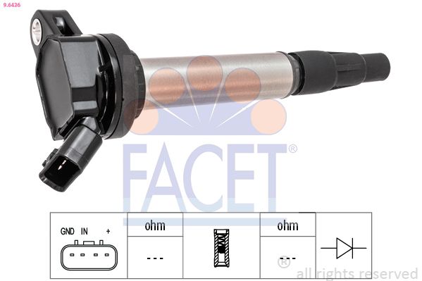 Катушка зажигания FACET 96436
