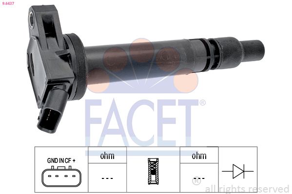 Катушка зажигания FACET 96437