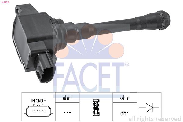 Катушка зажигания FACET 96452