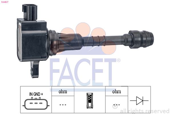 Катушка зажигания FACET 96457