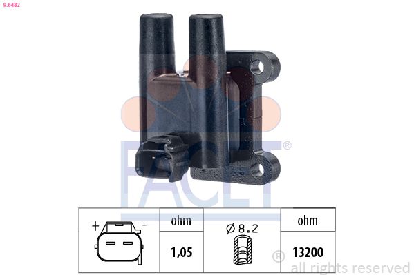 Катушка зажигания FACET 96482