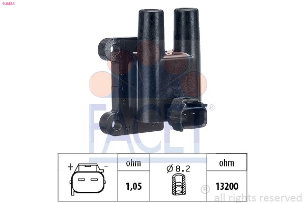 Катушка зажигания FACET 96483