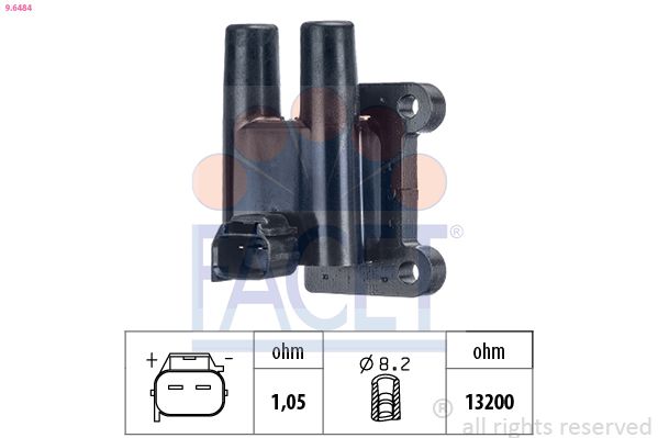 Катушка зажигания FACET 96484