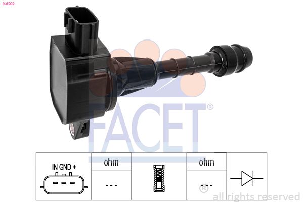 Катушка зажигания FACET 96502