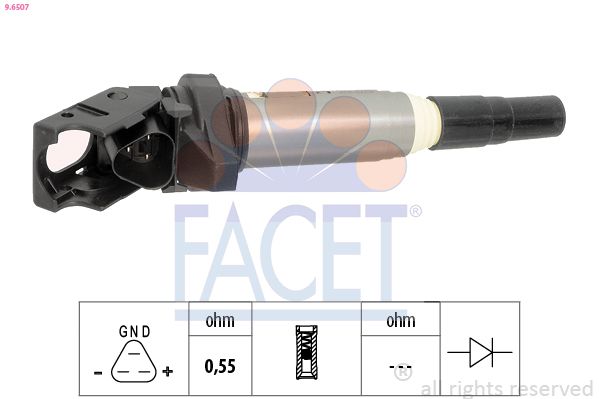 Катушка зажигания FACET 96507
