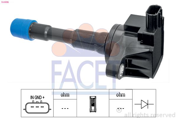 Катушка зажигания FACET 96508
