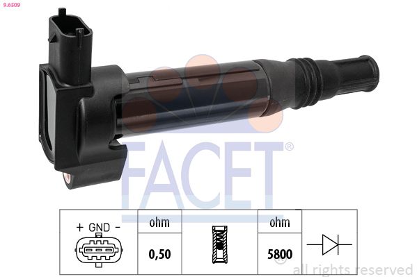 Катушка зажигания FACET 96509