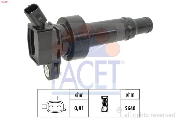 Катушка зажигания FACET 96511