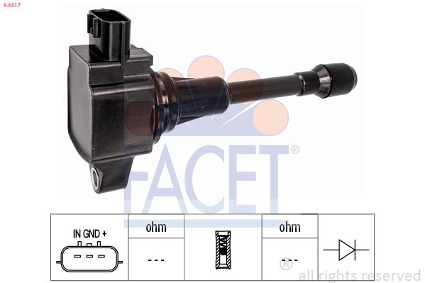Катушка зажигания FACET 96517
