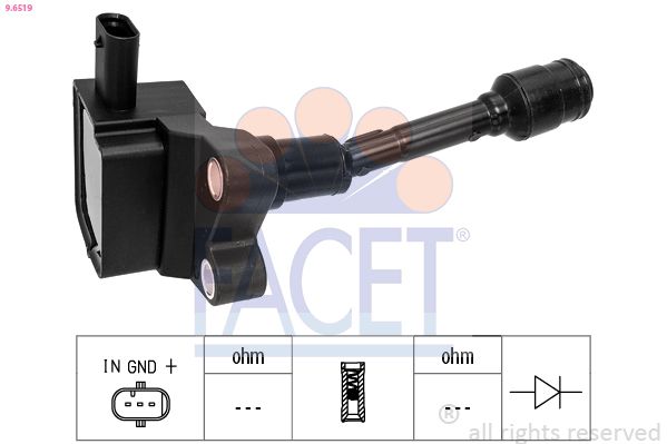 Катушка зажигания FACET 96519