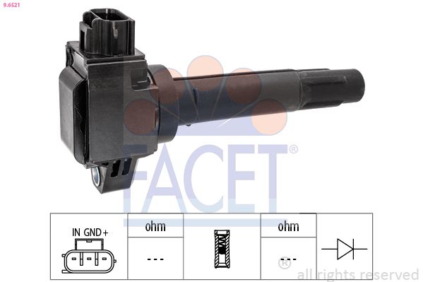 Катушка зажигания FACET 96521