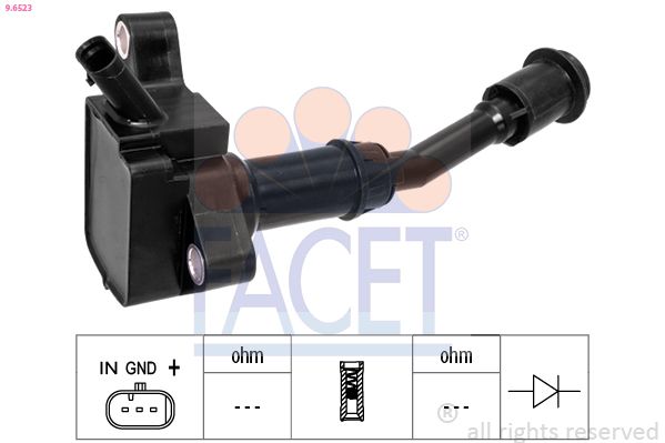 Катушка зажигания FACET 96523