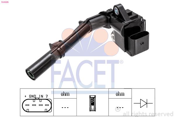 Катушка зажигания FACET 96526