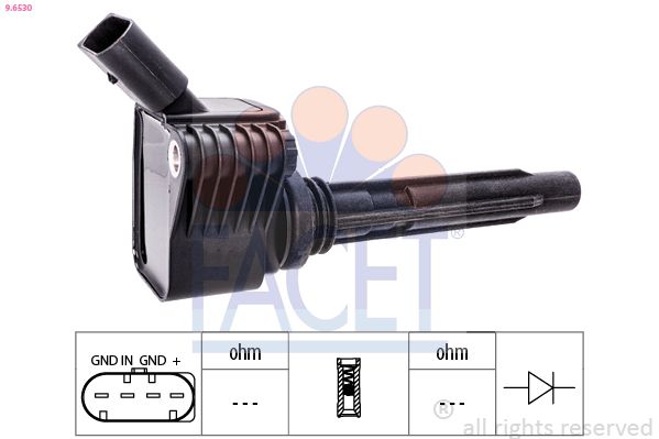 Катушка зажигания FACET 96530