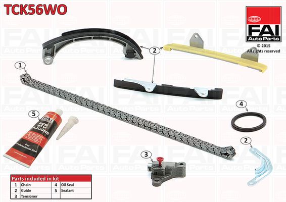 Комплект цели привода распредвала FAI AutoParts TCK56WO