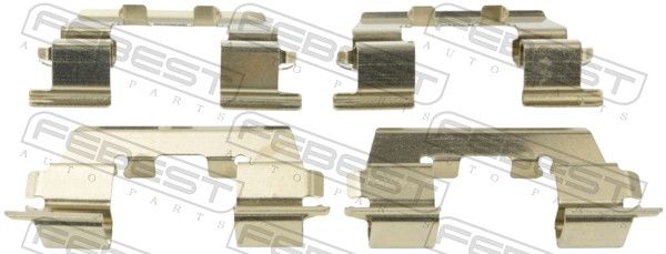 Комплектующие, колодки дискового тормоза FEBEST 1203ACCF