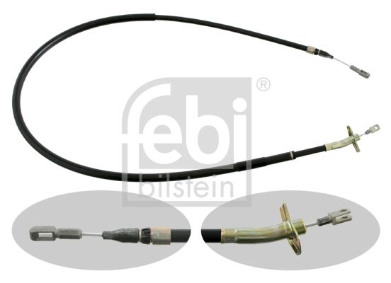 Тросик, cтояночный тормоз FEBI 09500