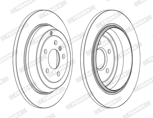 Тормозной диск FERODO DDF1530C