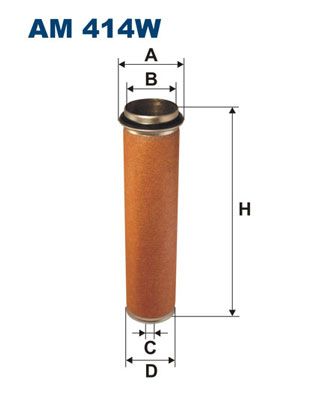 Фильтр добавочного воздуха FILTRON AM414W