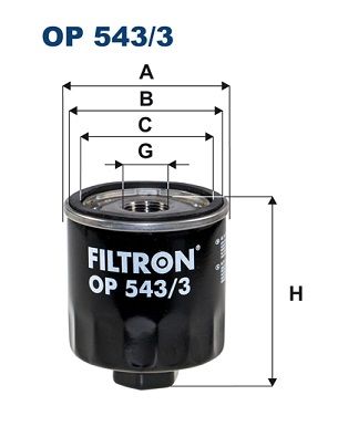 Масляный фильтр FILTRON OP5433