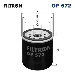 Масляный фильтр FILTRON OP572