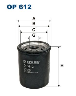 Масляный фильтр FILTRON OP612