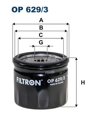 Масляный фильтр FILTRON OP6293