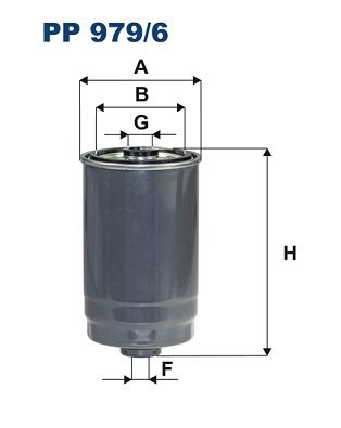 Топливный фильтр FILTRON PP9796