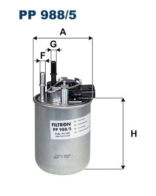Топливный фильтр FILTRON PP9885
