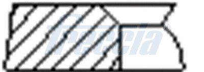 Комплект поршневых колец FRECCIA FR10073600