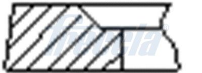 Комплект поршневых колец FRECCIA FR10500900