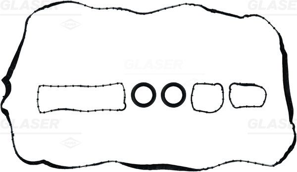 Комплект прокладок, крышка головки цилиндра GLASER V9007300