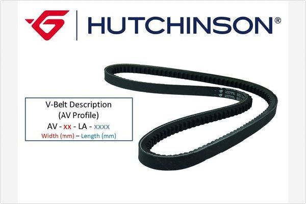 Клиновой ремень HUTCHINSON AV13LA1000