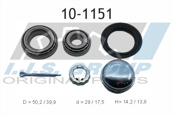 Комплект подшипника ступицы колеса IJS 101151