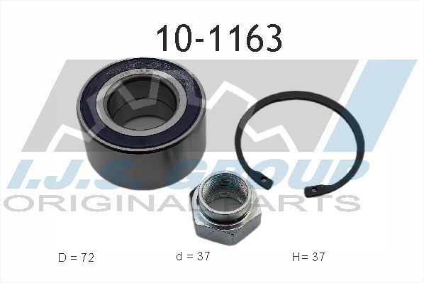 Комплект подшипника ступицы колеса IJS 101163