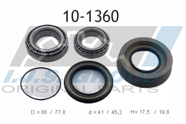 Комплект подшипника ступицы колеса IJS 101360