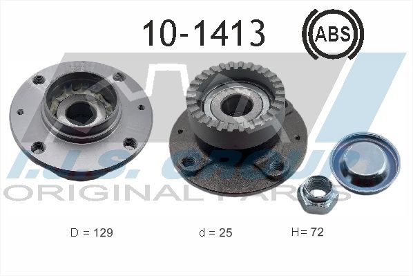 Комплект подшипника ступицы колеса IJS 101413