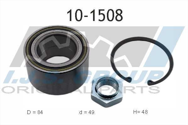 Комплект подшипника ступицы колеса IJS 101508