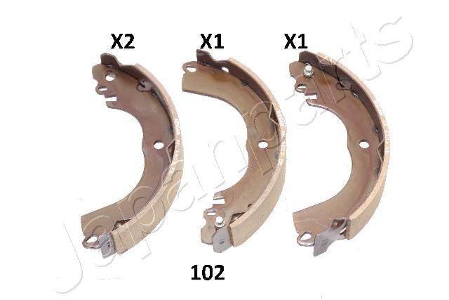 Комплект тормозных колодок JAPANPARTS GF102AF