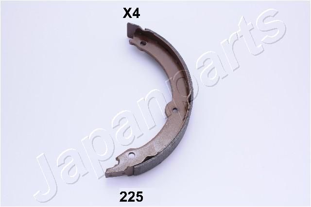 Комплект тормозных колодок, стояночная тормозная система JAPANPARTS GF225AF