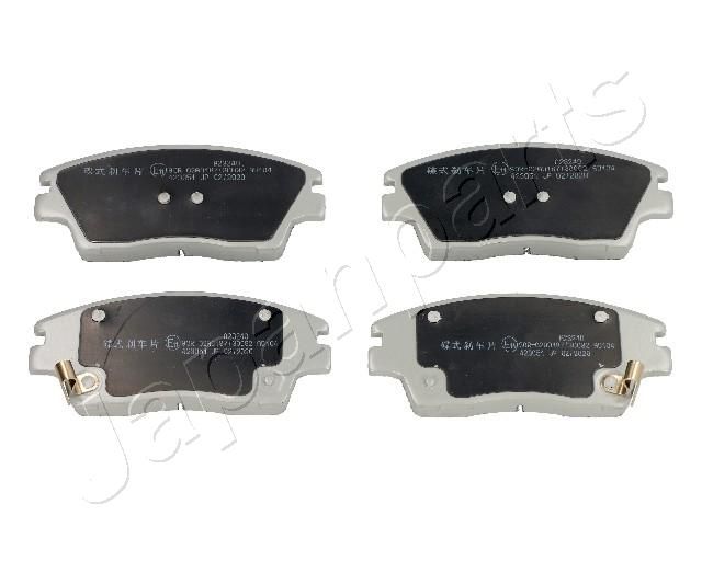 Комплект тормозных колодок, дисковый тормоз JAPANPARTS PAH24AF