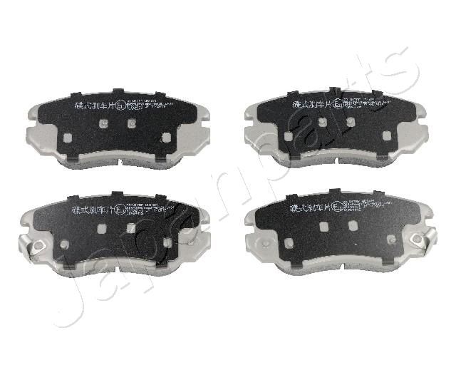 Комплект тормозных колодок, дисковый тормоз JAPANPARTS PAW17AF
